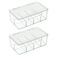 DANMENG Clearance Sale Food Storage New 8 Compartment Storage Box Dust