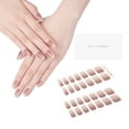 thumbnail image 1 of DANNI & TONI Semi Cured Gel Nail Strips (Earthy Ombre) Gel Nail Wraps Shimmer 28 Stickers, 1 of 8