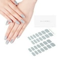 thumbnail image 1 of DANNI & TONI Semi Cured Gel Nail Strips Gray (Slate) Solid Color Gel Nail Stickers Grey 28 Stickers, 1 of 7