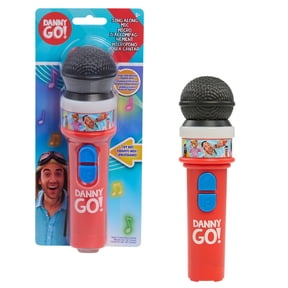 Danny Go! Sing Along Mic, Interactive Light-Up Microphone Toy with Music and Sounds, 3 X AAA Batteries Included, Ages 3 years and up