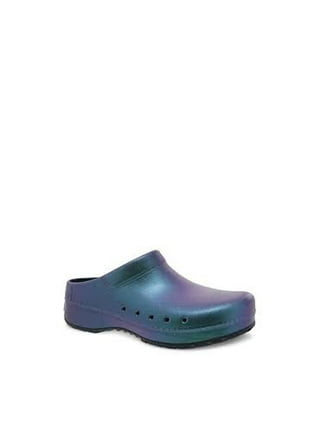 Dansko Professional Petrol patent leather iridescent comfort clogs 8.5 EU good 39