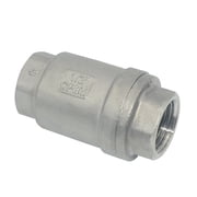 DANSPEED 1/2 Stainless Steel Vertical Check Valve NPT Spring Loaded In-line