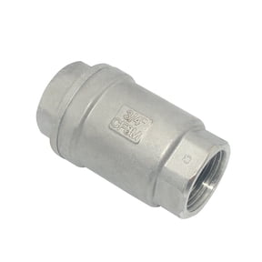 DANSPEED 3/4" inch Stainless Steel Vertical Check Valve NPT Spring Loaded In-line