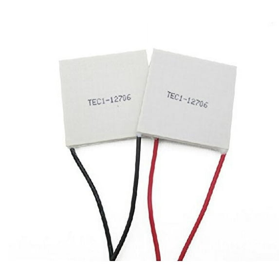 DAOKI 2PCS TEC1-12706 12V 60W Heatsink Thermoelectric Cooler Cooling Peltier Plate Module 12V 6A