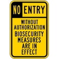 thumbnail image 1 of DAOLEG No Entry Biosecurity Measures in Effect Warning Sign - 8"x12" Funny Novelty Farmhouse Caution Sign, Biosecurity Decor for Home Farm Safety Alert Wall, 1 of 6