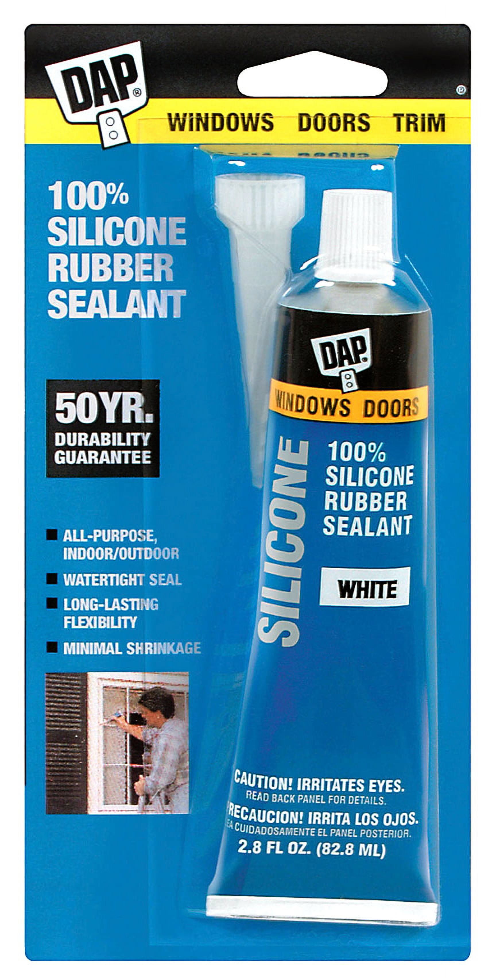 DAP 00683 2.8 oz Silicone Window & Door Premium Sealant