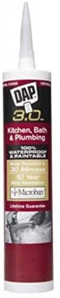 DAP 00790 9 oz White DAP 3.0 Kitchen, Bath & Plumbing HP Sealant ...