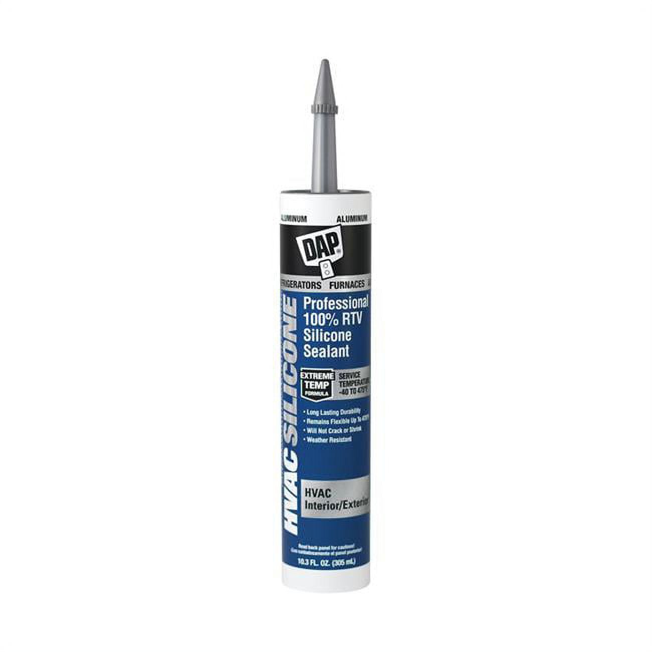DAP 08012 Sealant Silicon Alu 10oz 12 Pack
