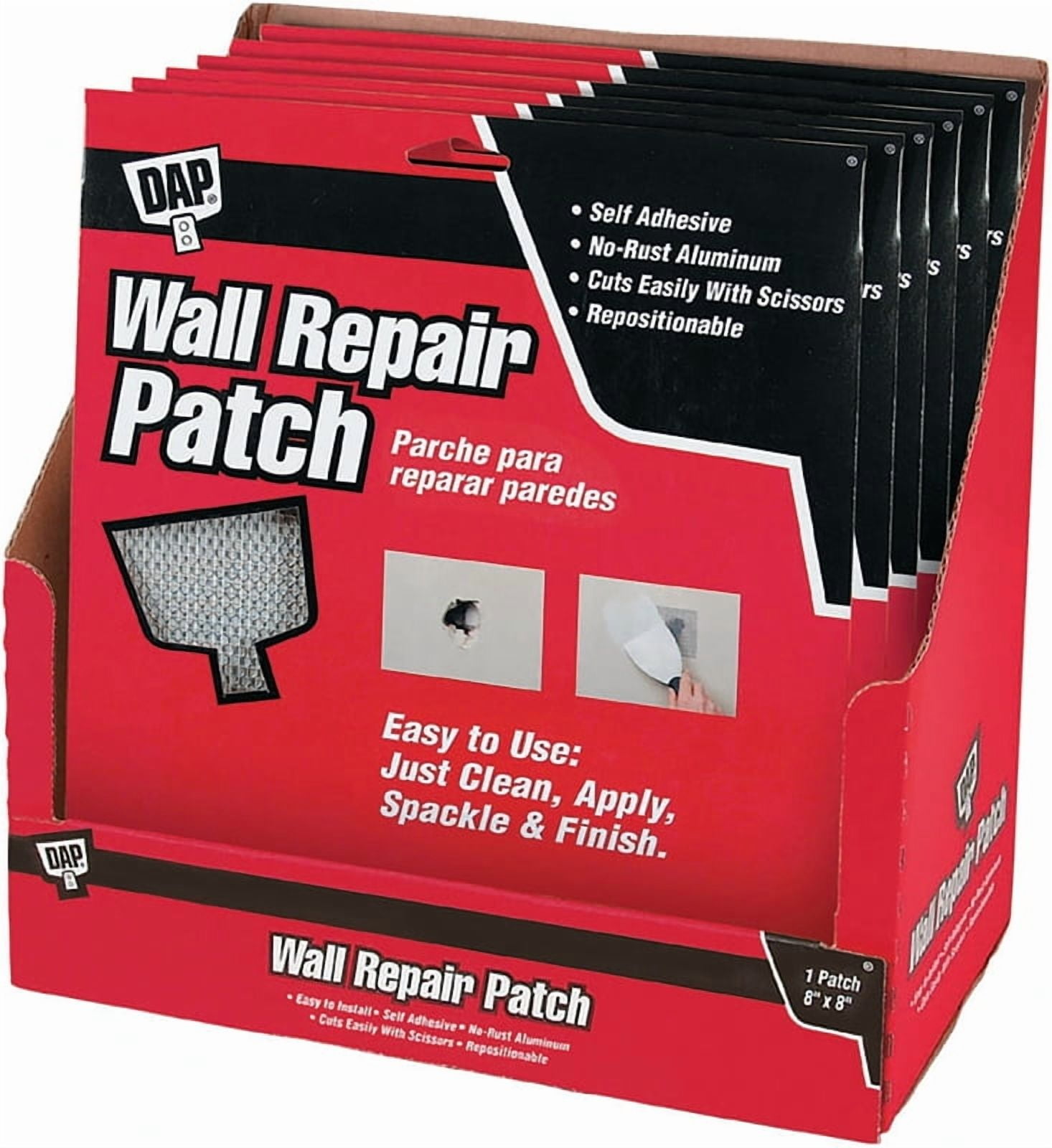 Dap 09146 Wall Repair Patch 6" x 6", Each