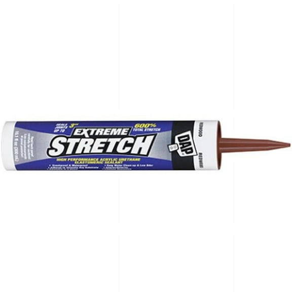 DAP 10.1 oz High Performance Extreme Stretch Elastomeric Sealant, Redwood