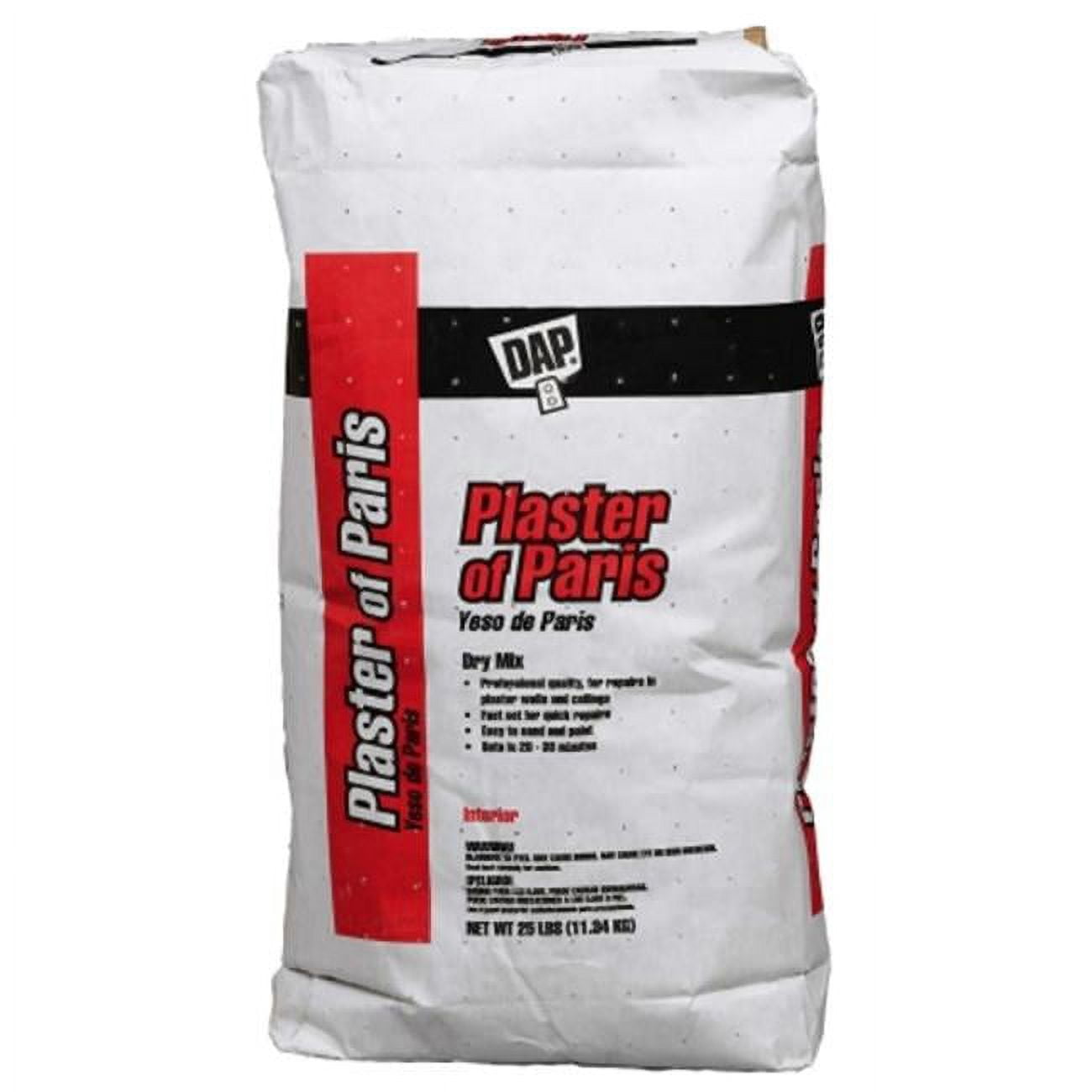 DAP 10312 Quick Dry Mix Plaster of Paris for Wall Hole Patching and