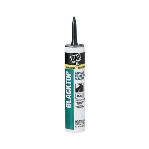 DAP 18020 High Performance Driveway Filler Sealant, 10.1 oz, Cartridge, Black, Paste