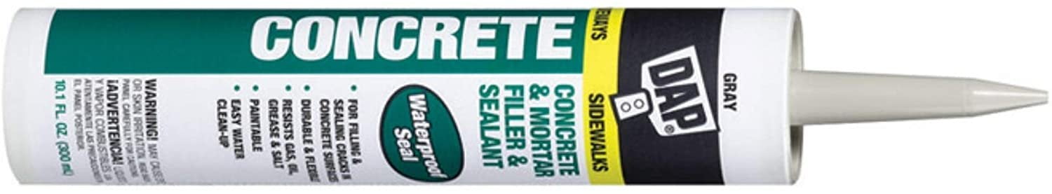 DAP 18096 10.1 oz, Gray Concrete \u0026 Mortar Filler \u0026 Sealant - Quantity 16
