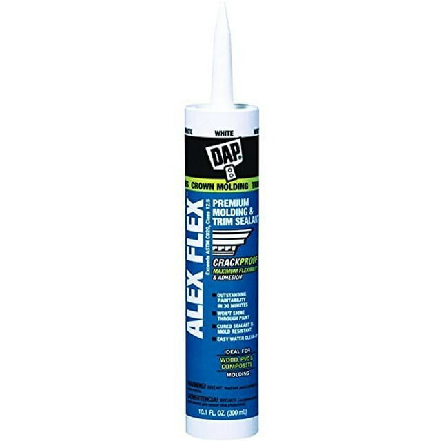 DAP 18542 4 Pack 10.1 oz. Alex Flex Premium Molding and Trim Sealant