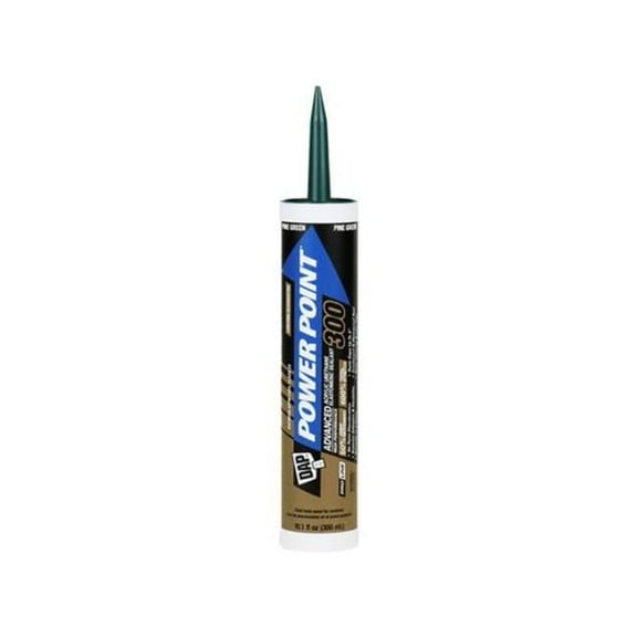 DAP 18943 10 oz Power Point 300 Acrylic Urethane Elastomeric Sealant, Pine Green - Pack of 12