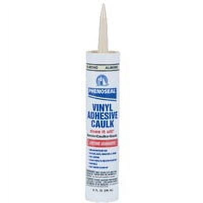 DAP 2102 Phenoseal Vinyl Adhesive Caulk, 10 oz, Almond