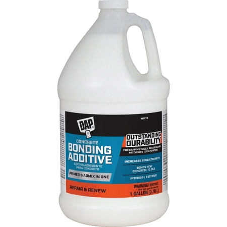 DAP 2132 Concrete Bonding Additive, 1 Gal, Bottle, Liquid, Gallon, White