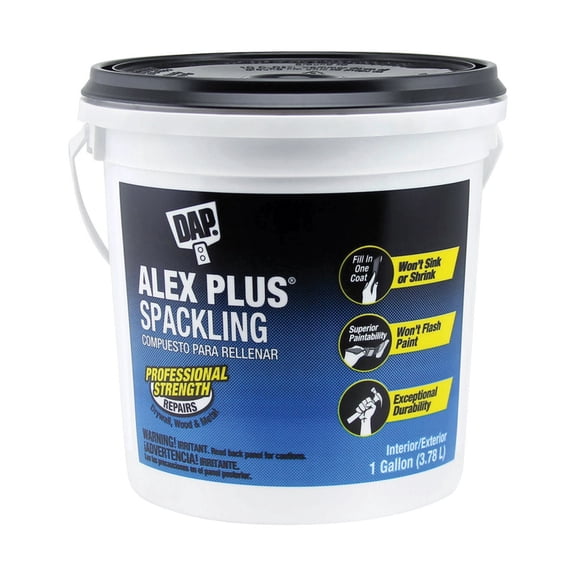 Dap 18747 1 Gallon White Alex Plus Spackling