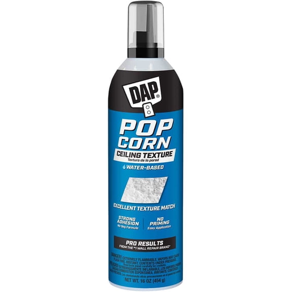 16 oz Dap 50035 White Texture Repair Popcorn Ceiling Texture Spray, Water-Based
