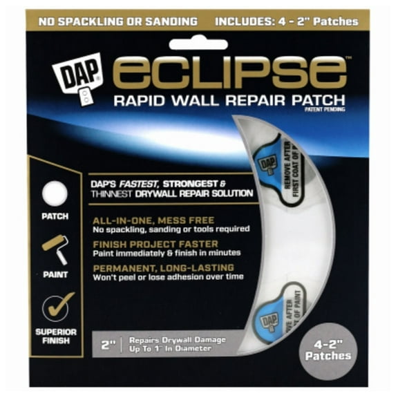 DAP 7079809161 Eclipse Rapid Wall Patch, Neutral, 2 Inch, Each
