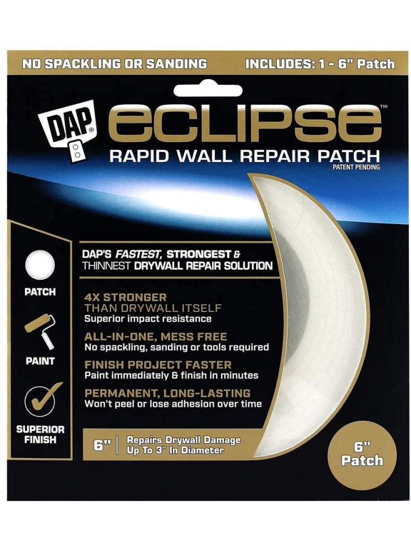 7079809165 Repair Eclipse Wall Patch, 6 Inch, Clear