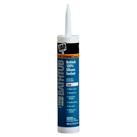 DAP 8648 10.1 oz Clear Kitchen and Bath Sealant