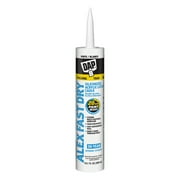 DAP Alex Fast Dry 10.1 oz White Acrylic Latex Silicone Caulk