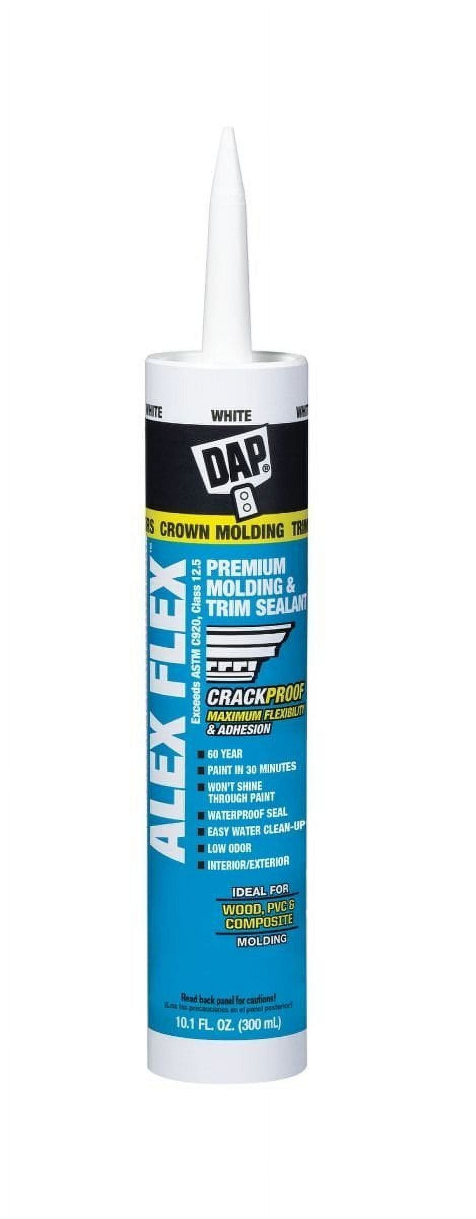 DAP Alex Flex 10.1 oz White Premium Molding & Trim Sealant