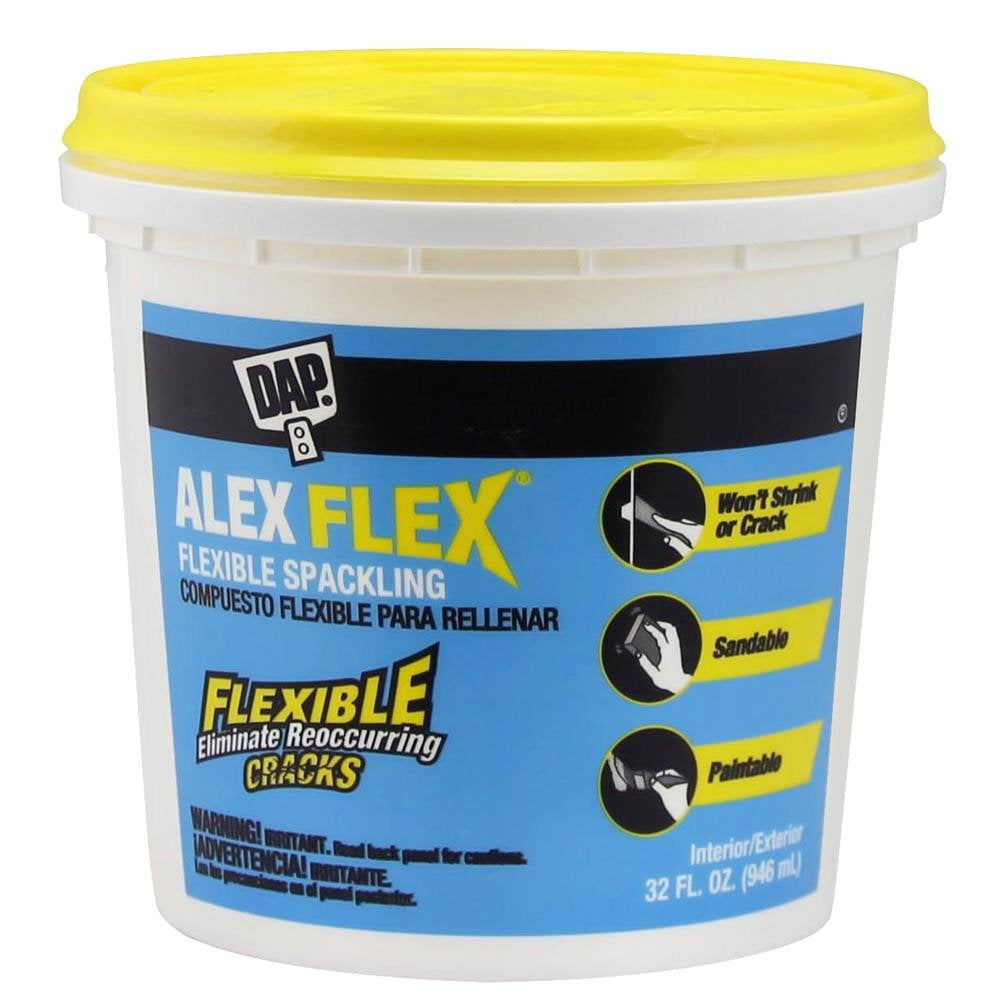 DAP Alex Flex Ready to Use White Spackling Compound 1 qt