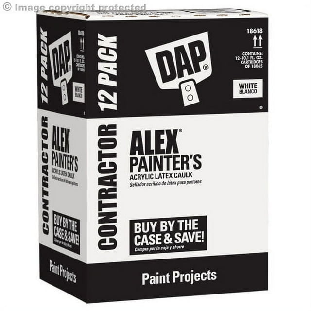 DAP Alex Painter's AllPurpose Acrylic Latex Caulk, Indoor/Outdoor