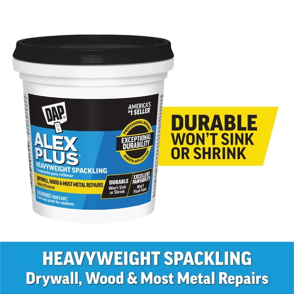 DAP Alex Plus 16 oz White Spackling Plaster