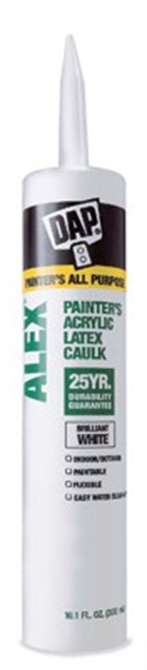 DAP Alex White Painter's Acrylic Latex Caulk 10.1 oz