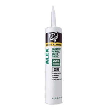 DAP Alex Painter's 10.1 oz White Acrylic Latex Caulk