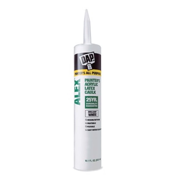 DAP Alex Painter's 10.1 oz White Acrylic Latex Caulk