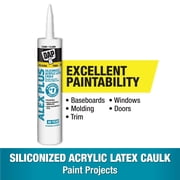 DAP Alex Plus 10.1 oz Clear All Purpose Acrylic Latex Caulk Plus Silicone