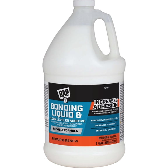 DAP Bonding Liquid & Floor Leveler Additive, White, 1 Gal (7079835090)