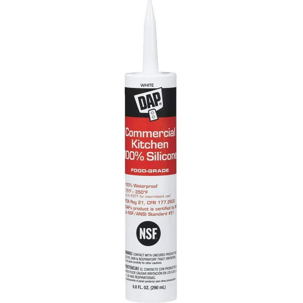 DAP Commercial Kitchen FoodGrade Silicone Sealant 1 Each