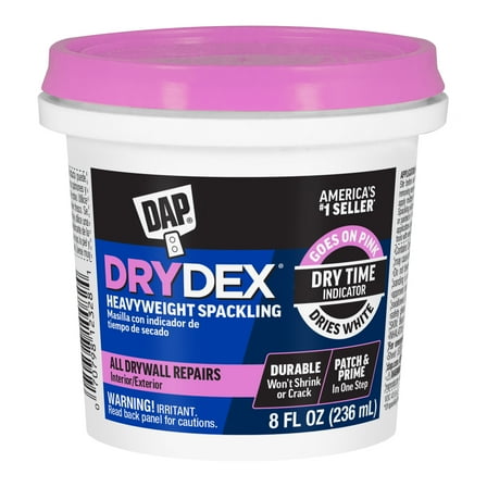 DAP DryDex 8 oz Pink/White Dry Time Indicator Spackling