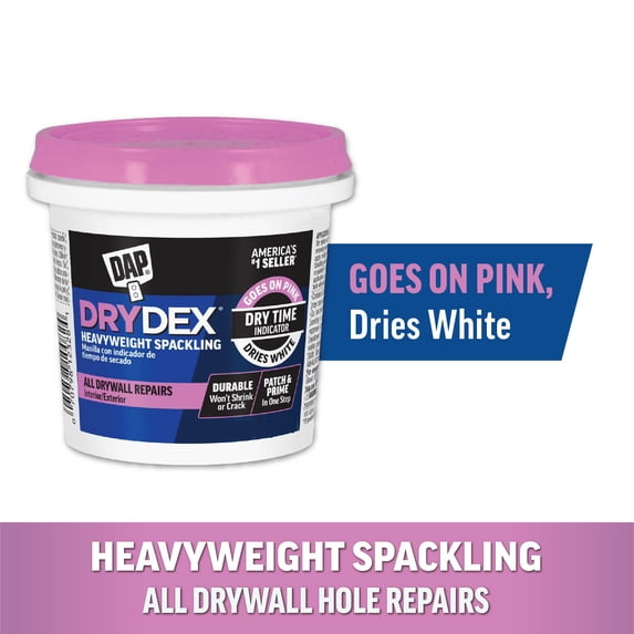 DAP DryDex 8 oz Pink/White Dry Time Indicator Spackling