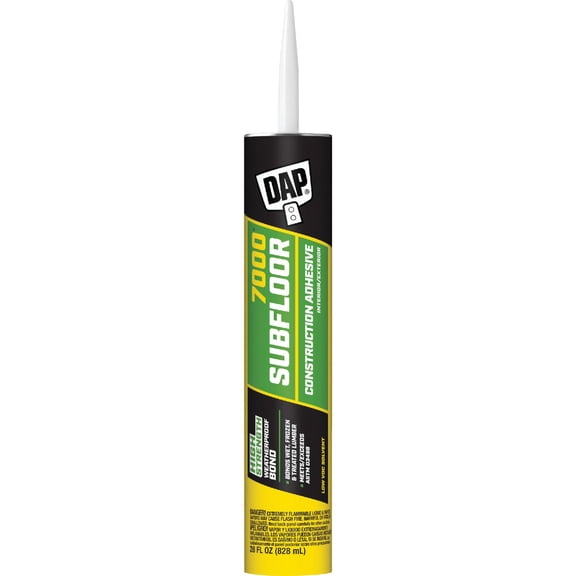 DAP Dynagrip Construction Adhesive - Waterproof, Subfloor - 28 Oz., Beige