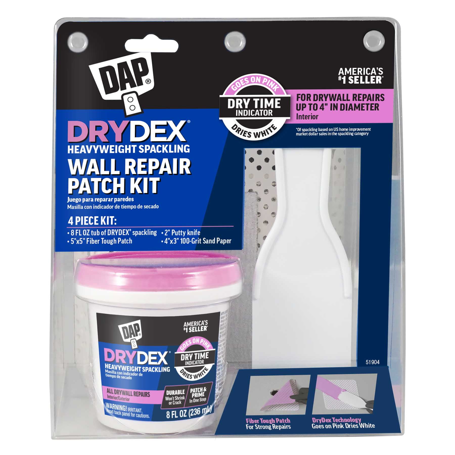 DAP DryDex 8 oz. Wall Repair Patch Kit (6-Pack) DAP DryDex 8 oz. Wall Repair Patch Kit (6-Pack)