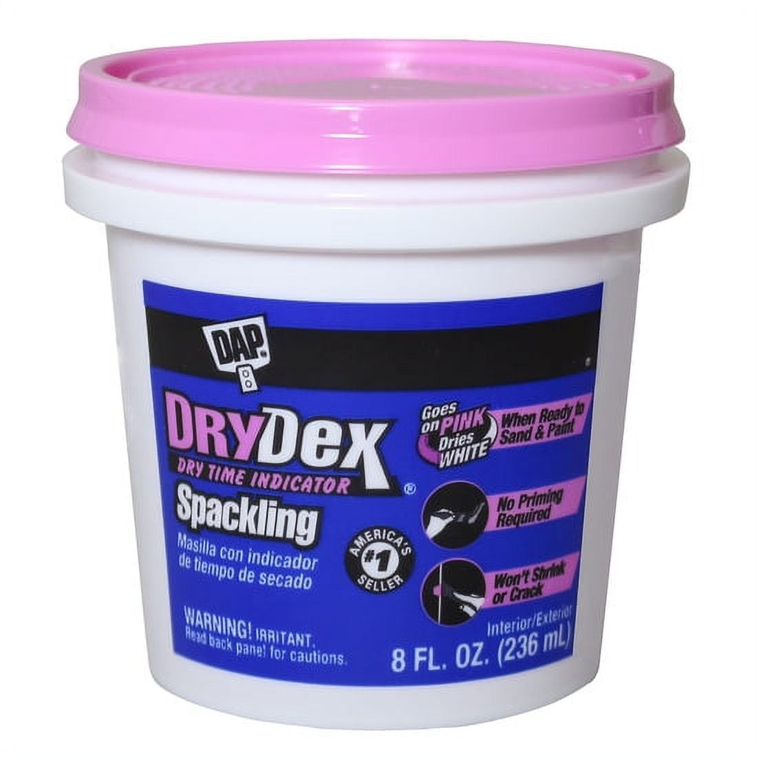 DAP DryDex 8 oz Pink/White Dry Time Indicator Spackling