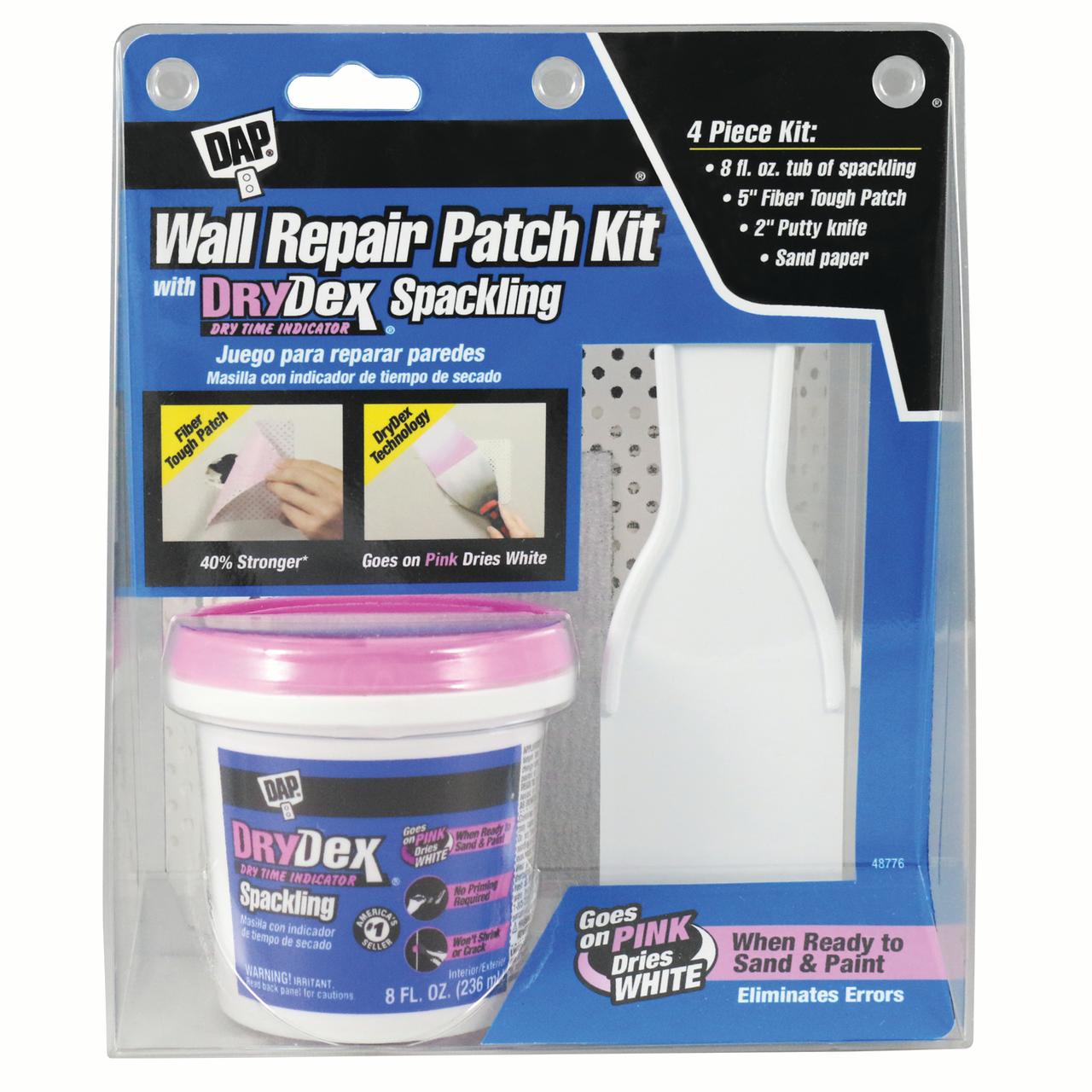DAP DryDex Wall Repair Kit 8 oz Pink to White Dry Time Indicator - image 1 of 5