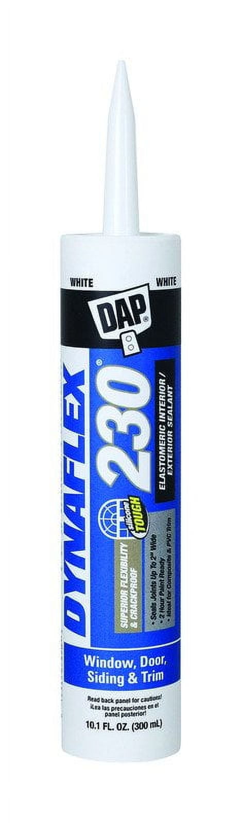 DAP Dynaflex 230 White Silicone Tough Latex Sealant Paste