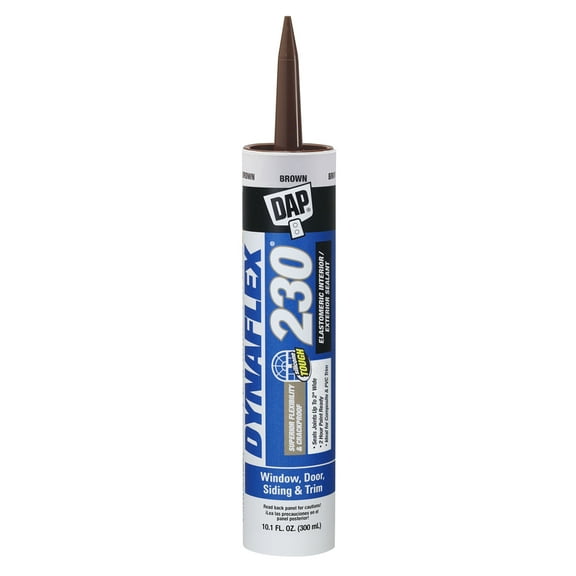 DAP Dynaflex 230 10.1 oz Brown Premium Window, Door and Trim Latex Caulk