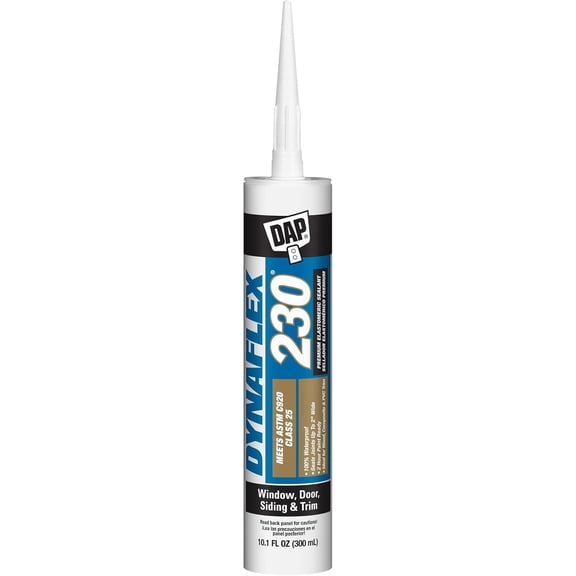 DAP Dynaflex 230 Pro Elastomeric Sealant, White WT099, 10.1 Oz (7079807102)