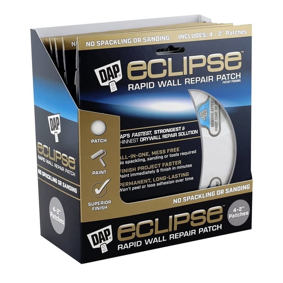 DAP Eclipse 7079809161, 3.84 oz Rapid Wall Repair Patch Kit
