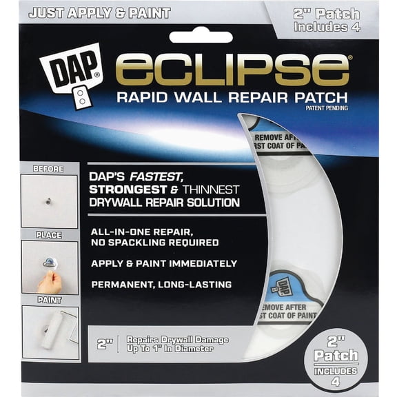 DAP Eclipse Rapid Wall Repair Patch, 2 in, 4 Pack (7079809161)