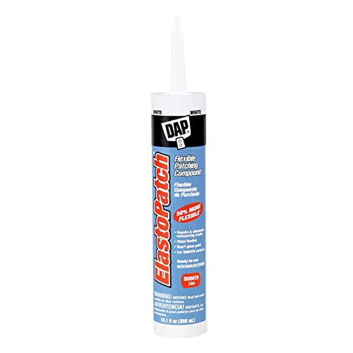 DAP ElastoPatch Smooth Flexible Patching Compound, White, 10.1 Oz (7079812276)