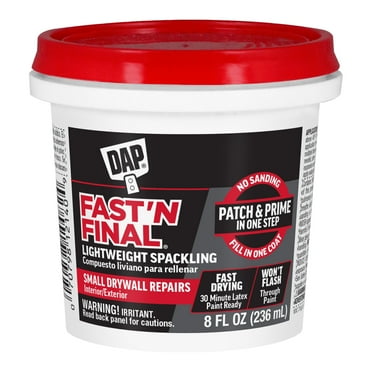 DAP Fast N Final 8 Oz White Lightweight Spackling